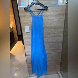 Linen long dress used once